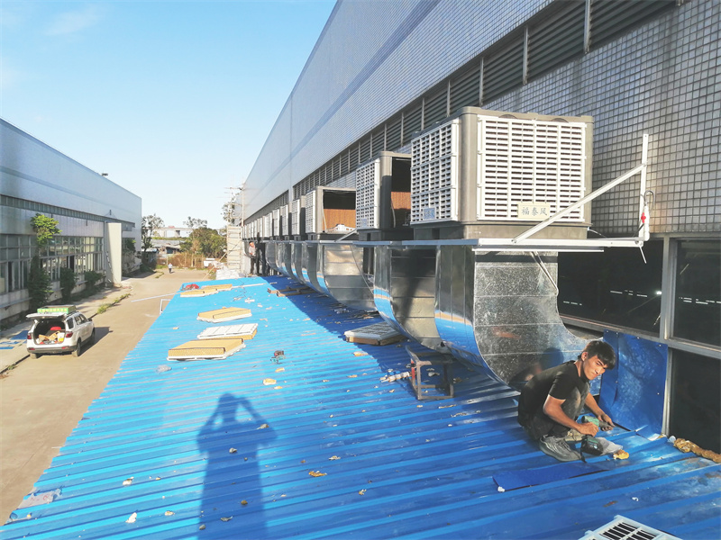 鐵皮房車(chē)間降溫方法